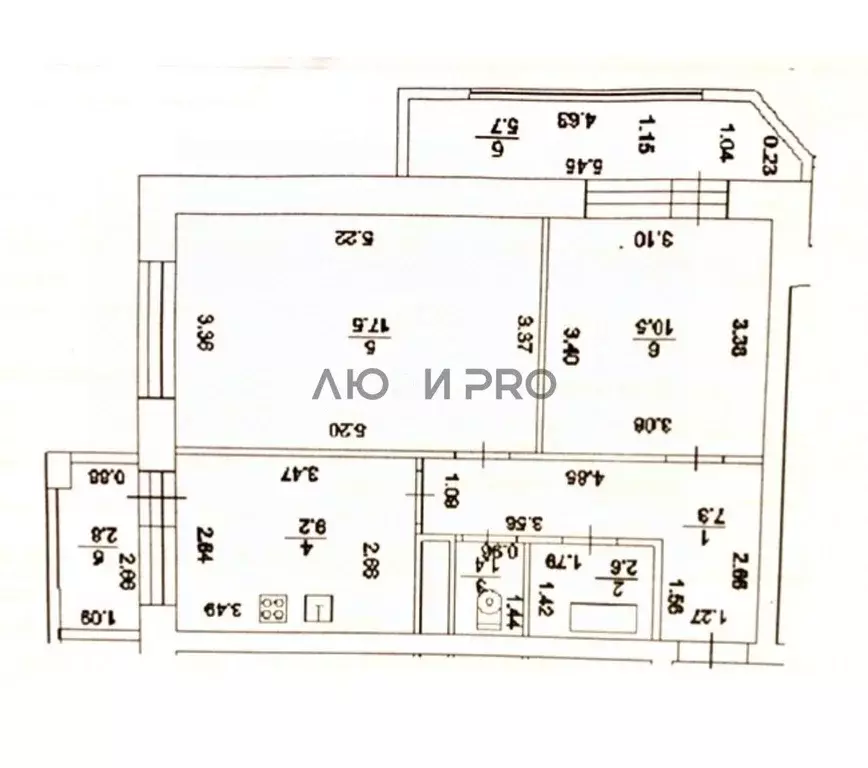 2-к кв. Башкортостан, Уфа Дагестанская ул., 10/1 (51.0 м) - Фото 2