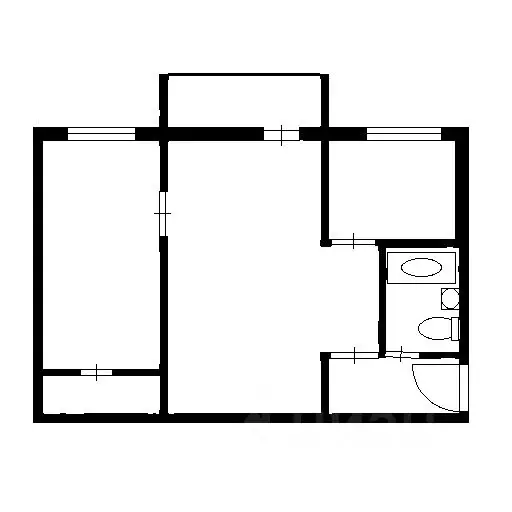 2-к кв. Челябинская область, Челябинск ул. Трубников, 3 (45.5 м) - Фото 2