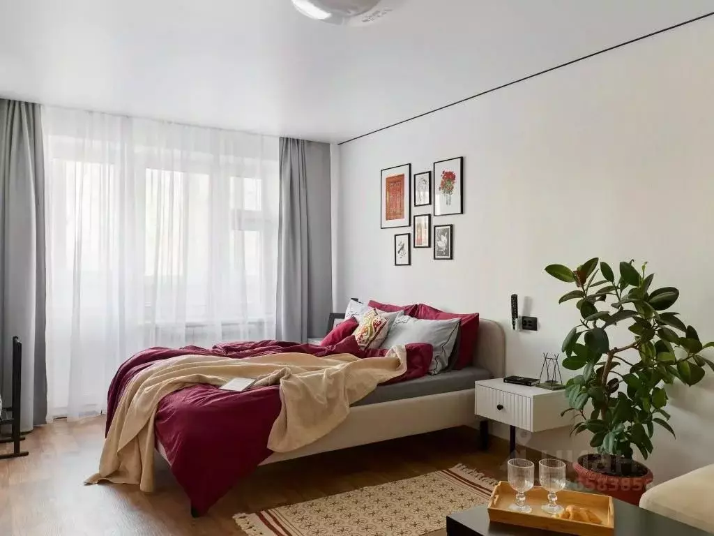 1-к кв. Татарстан, Казань ул. Абсалямова, 18 (40.0 м) - Фото 1