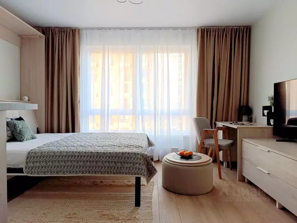 Студия Москва ул. Добролюбова, 8к2 (25.3 м) - Фото 2