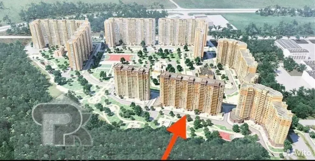 1-к кв. Московская область, Домодедово Востряково мкр, Оптима жилой ... - Фото 2