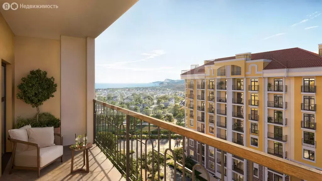 Квартира-студия: Судак, улица Инициативных, 8 (48.5 м) - Фото 1