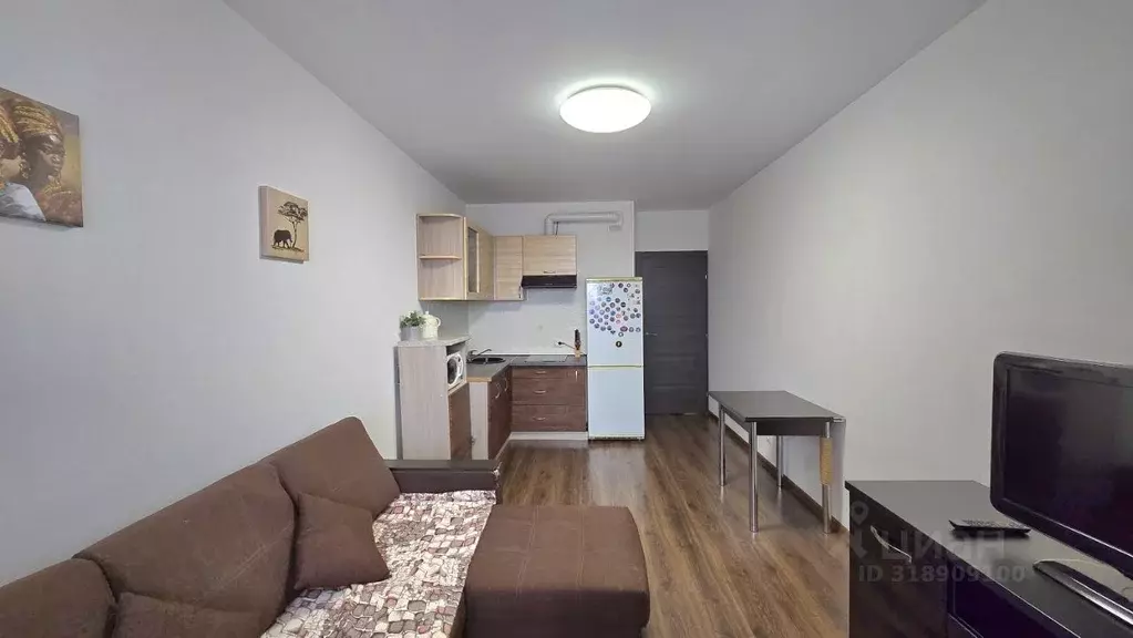 Студия Санкт-Петербург ул. Генерала Кравченко, 8 (24.5 м) - Фото 1