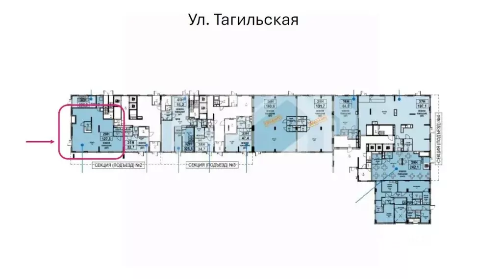 Помещение свободного назначения в Москва Тагильская ул., 2к1 (128 м) - Фото 2