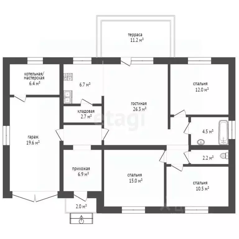 Дом в Тюменская область, Тюменский муниципальный округ, 27/72 кп ул. ... - Фото 2