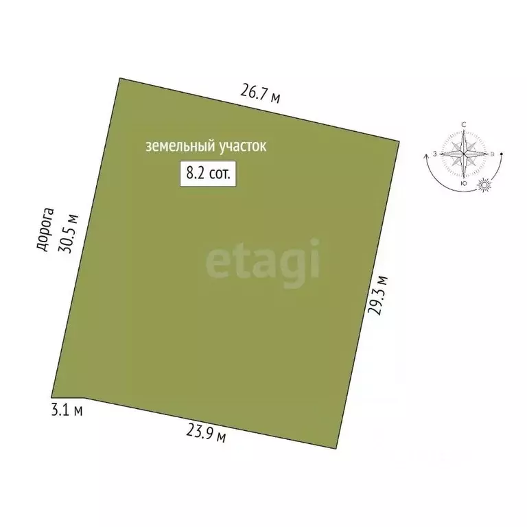 Участок в Свердловская область, Сысертский муниципальный округ, пос. ... - Фото 2