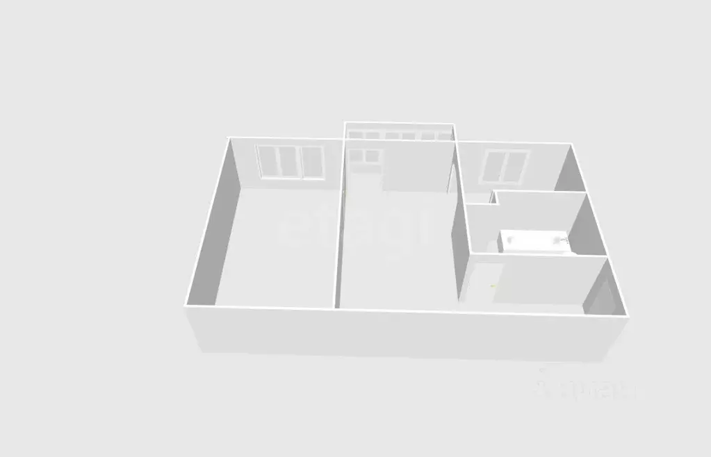 2-к кв. Сахалинская область, Южно-Сахалинск ул. Ленина, 180 (44.2 м) - Фото 2
