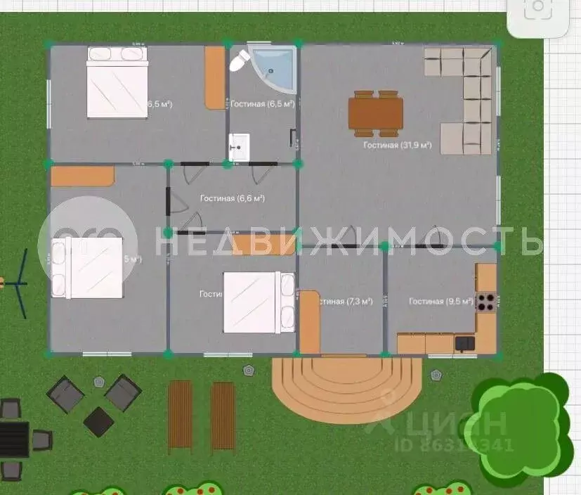 Дом в Рязанская область, Рязанский муниципальный округ, с. Тюшево  ... - Фото 2