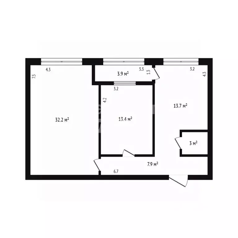 2-к кв. Дагестан, Дербент ул. Назима Казиахмедова, 1Б (83.0 м) - Фото 2
