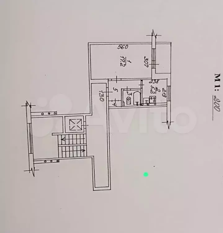 1-к. квартира, 29,8 м, 6/9 эт. - Фото 0