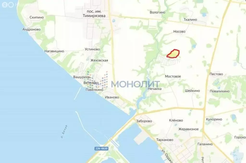 Участок в Нижегородская область, Городецкий муниципальный округ, ... - Фото 1