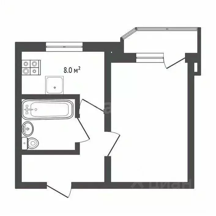 1-к кв. Москва Клязьминская ул., 9К2 (36.0 м) - Фото 1