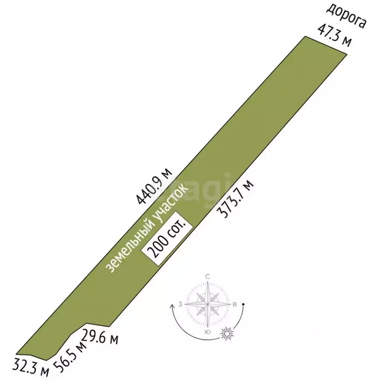 Участок в Тюменская область, Тюменский муниципальный округ, пос. ... - Фото 1