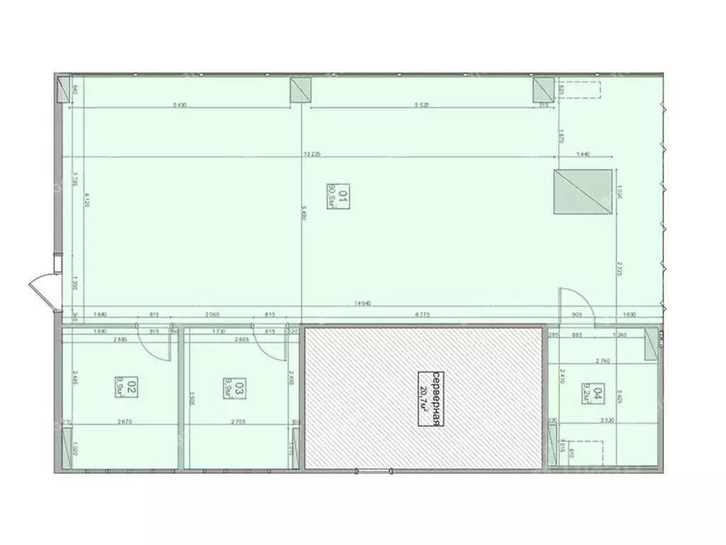 Офис в Москва 1-й Волоколамский проезд, 10С16 (138 м) - Фото 2