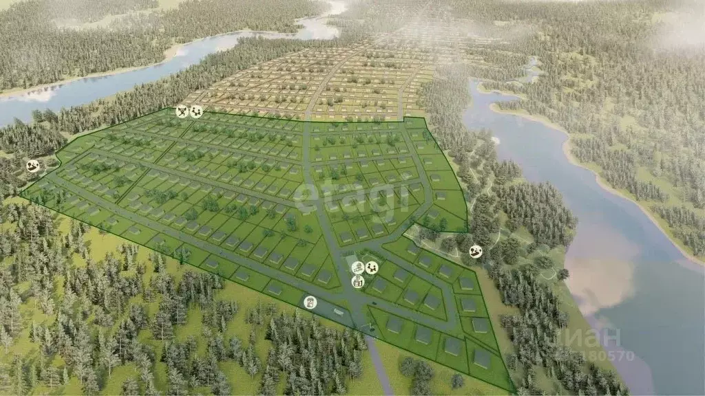 Участок в Пермский край, Пермский муниципальный округ, д. Мостовая ... - Фото 2