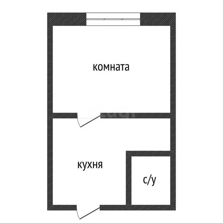 1-комнатная квартира: Курган, Красномаячная улица, 62 (25 м) - Фото 0