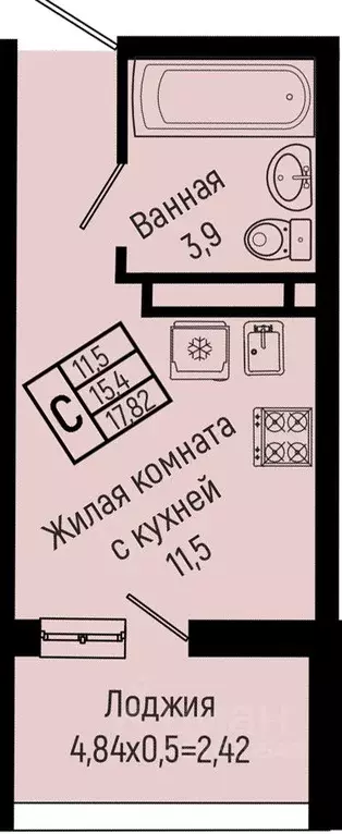 Студия Краснодарский край, Туапсинский муниципальный округ, с. ... - Фото 0