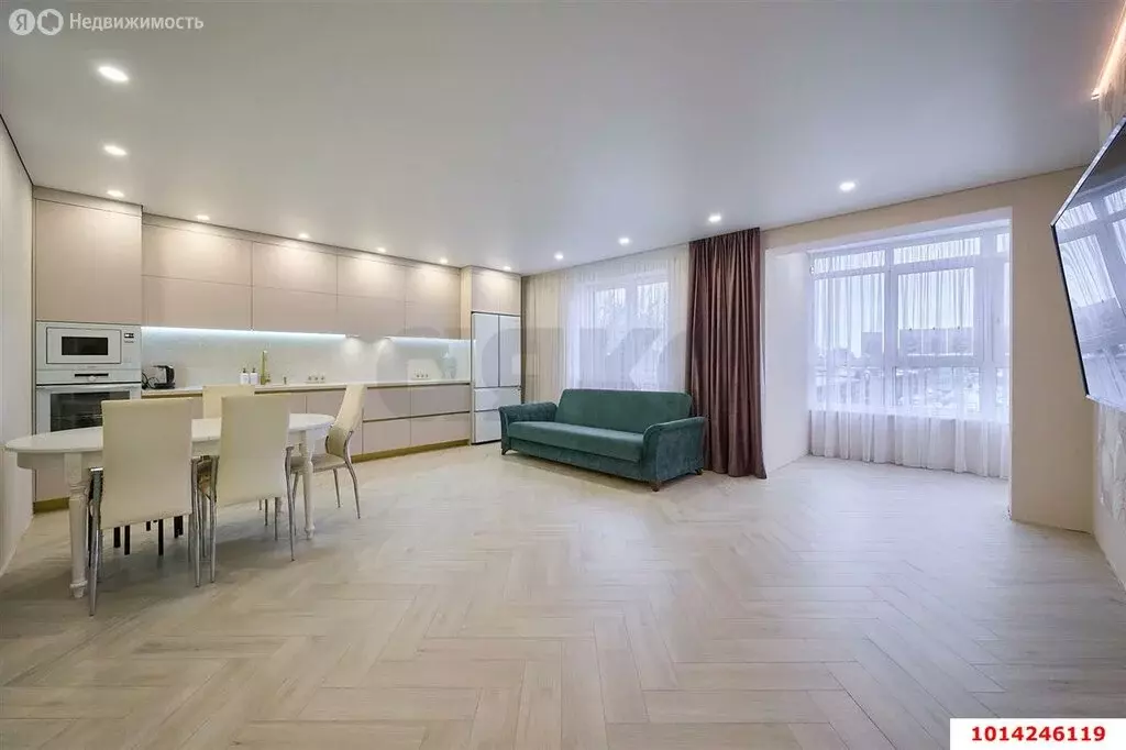 3-комнатная квартира: Краснодар, Старокубанская улица, 137/1к1 (122.5 ... - Фото 1