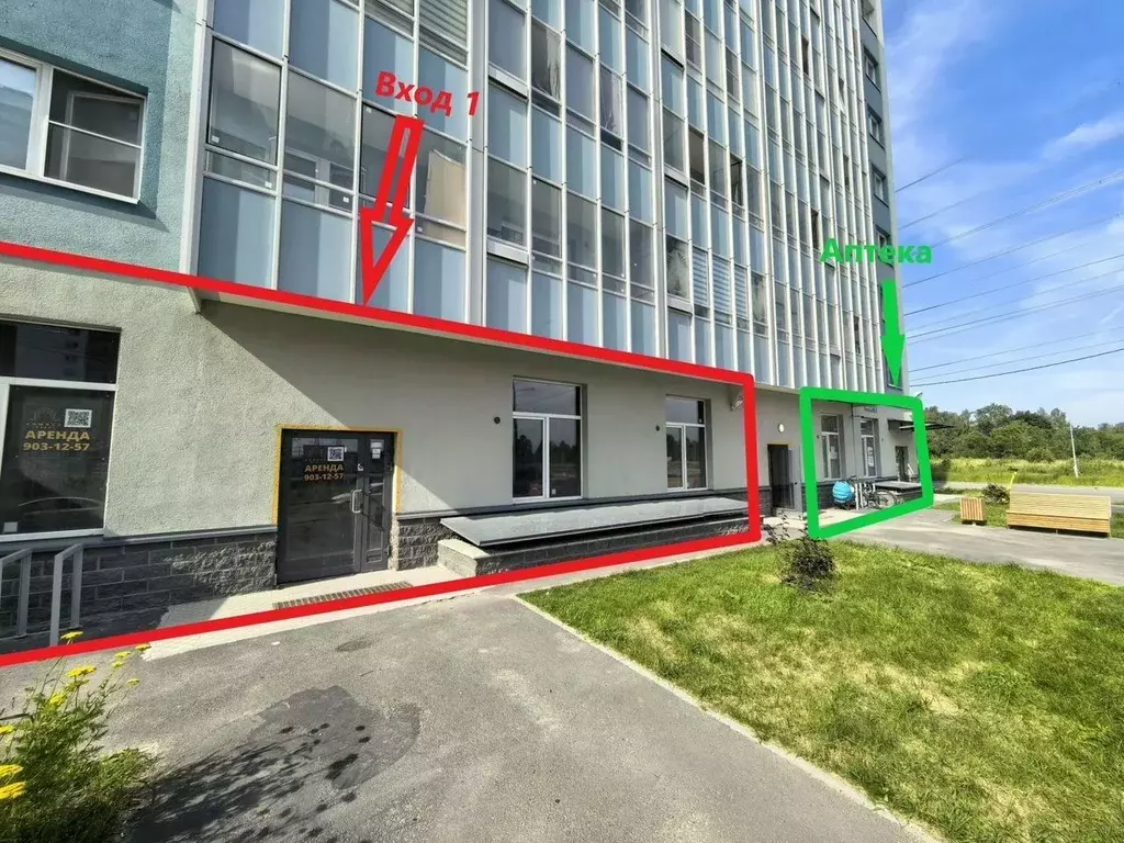 Торговая площадь в Санкт-Петербург ул. Пахомовская, 26 (130 м) - Фото 2