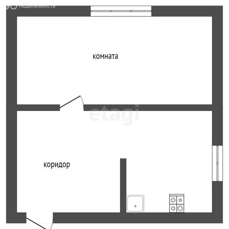 Дом в село Трифоново, улица Ленина (21.5 м) - Фото 2
