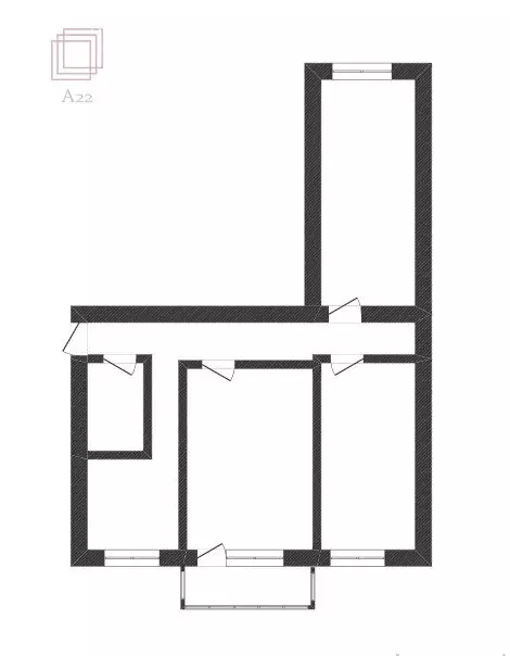 3-комнатная квартира: Барнаул, Советская улица, 3 (55 м) - Фото 1