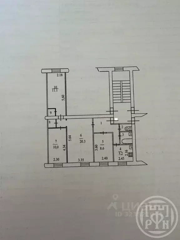 4-к кв. Ленинградская область, Отрадное Кировский район, Невская ул., ... - Фото 2