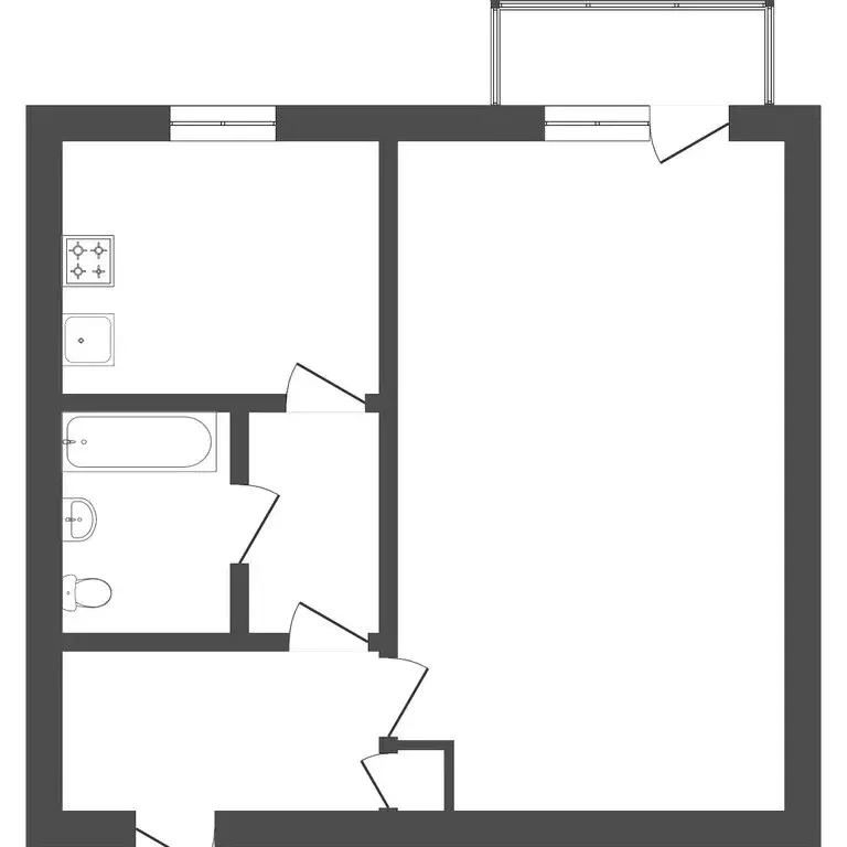 1-комнатная квартира: Улан-Удэ, Коллективная улица, 13 (33 м) - Фото 1