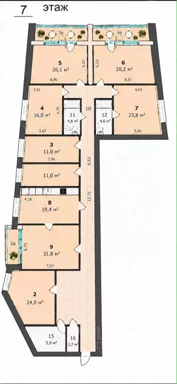 6-к кв. Москва ул. Дмитрия Ульянова, 31 (251.0 м) - Фото 2
