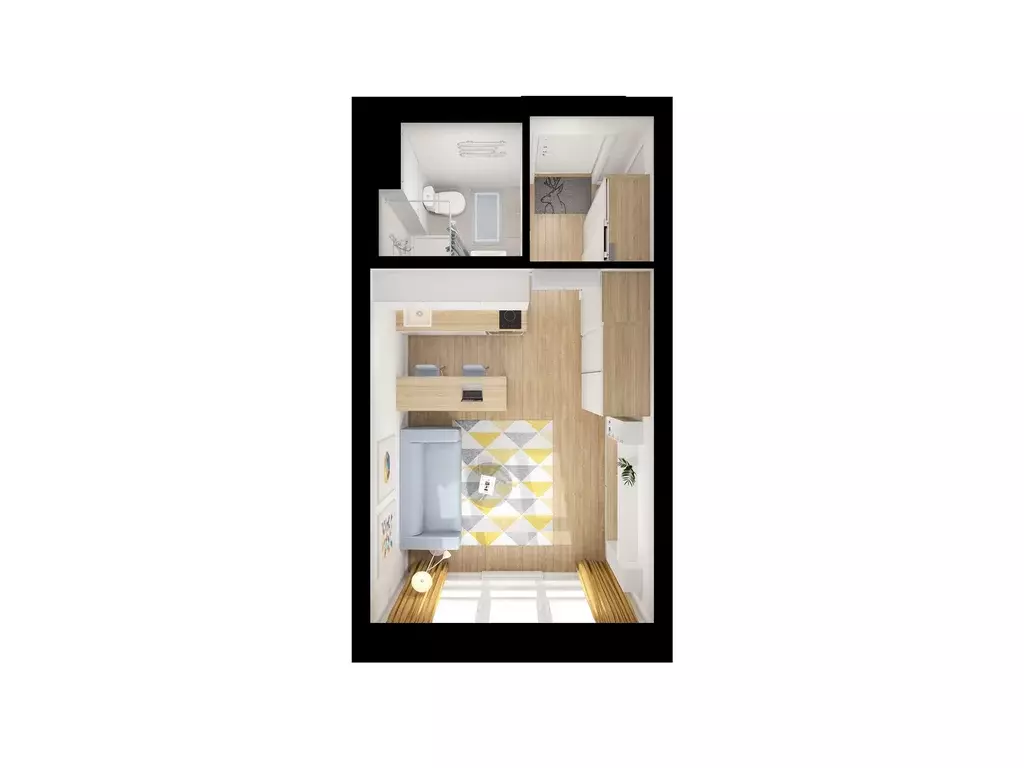 квартира-студия, 19.9 м - Фото 0