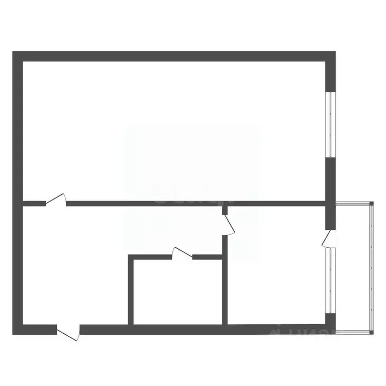 2-к кв. Амурская область, Благовещенск ул. Пушкина, 64 (43.5 м) - Фото 1