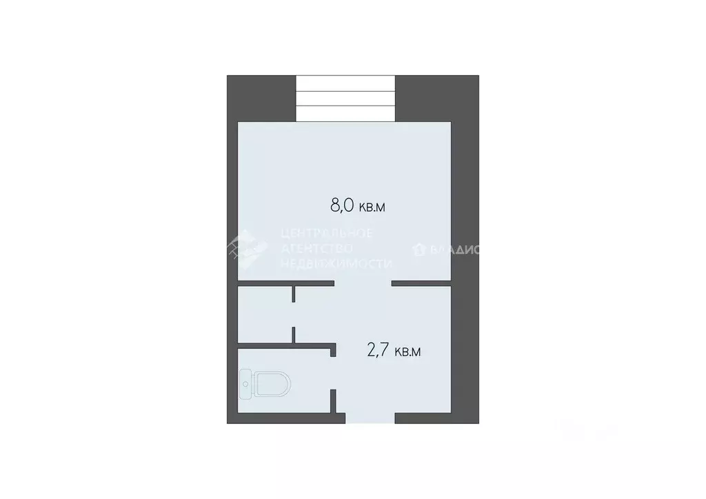 1-к кв. Рязанская область, Рязань ул. Космонавтов, 9 (12.3 м) - Фото 1