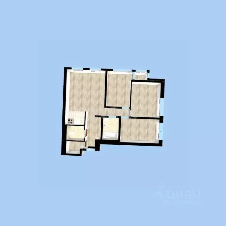 3-к кв. Башкортостан, Уфа бул. Ибрагимова, 90/2 (101.0 м) - Фото 2