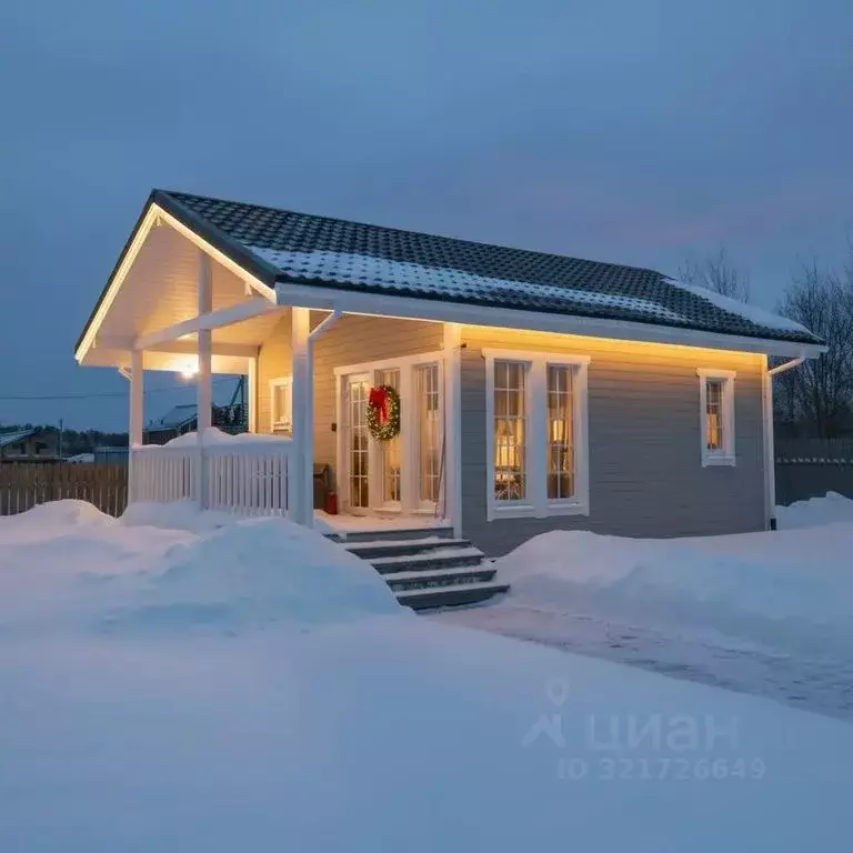 Дом в Ленинградская область, Приозерский район, Ларионовское с/пос, ... - Фото 1