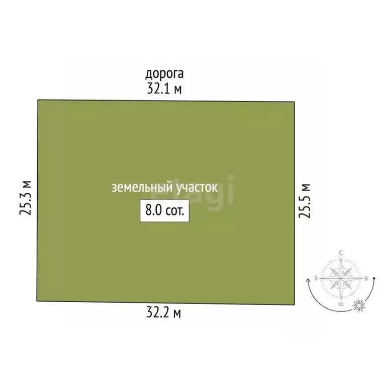 Участок в Крым, Симферопольский район, Урожайновское с/пос, ... - Фото 2