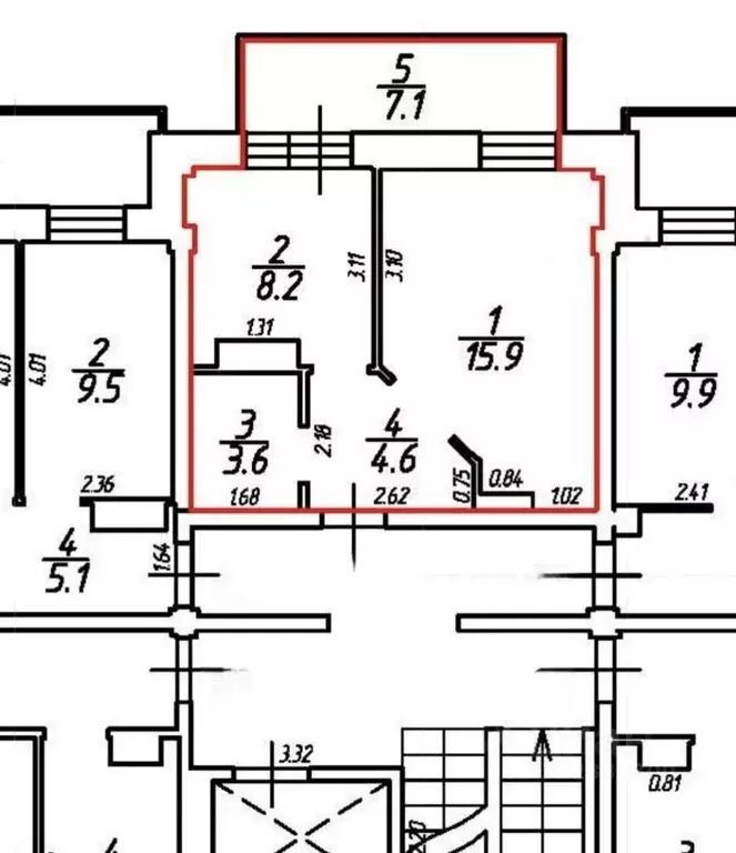 1-к кв. Иркутская область, Иркутск пер. Имени Академика Алексея ... - Фото 2