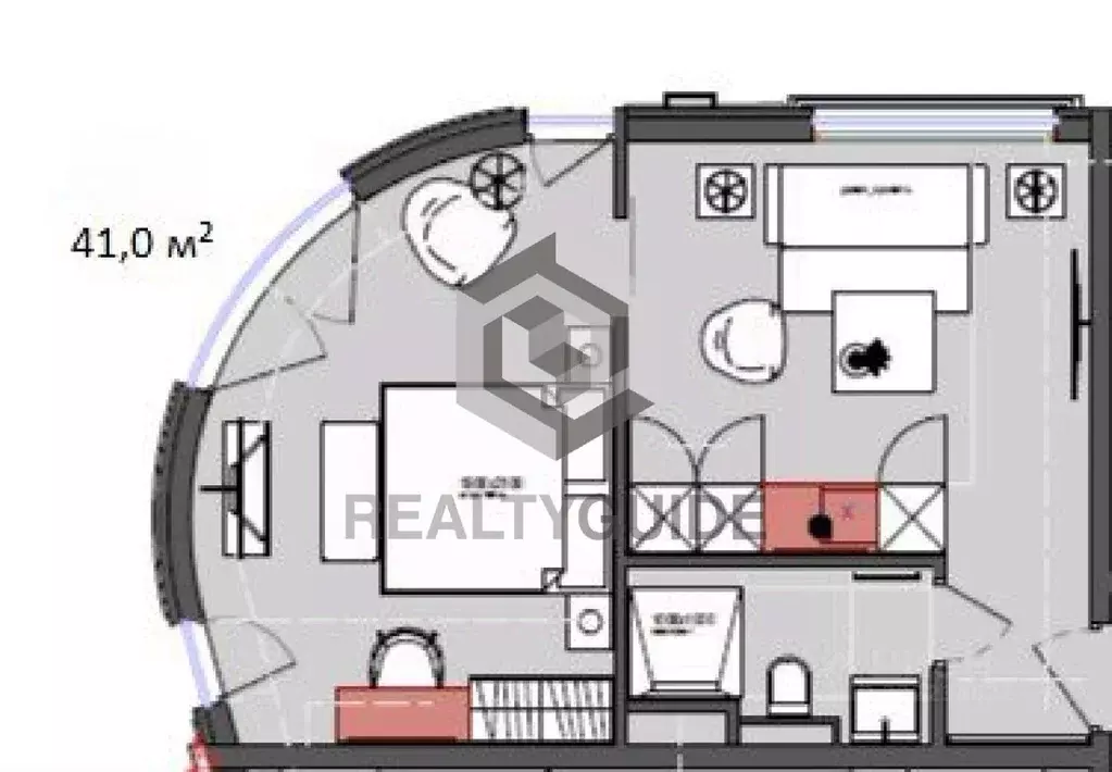 2-к кв. Краснодарский край, Сочи пос. Нижняя Беранда, ул. Главная, 14 ... - Фото 1