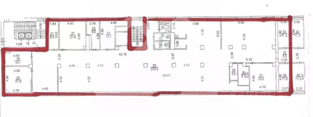 Помещение свободного назначения в Москва Чапаевский пер., 14 (613 м) - Фото 2