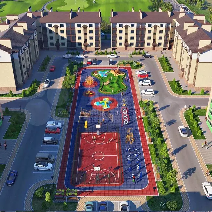 1-к. квартира, 46 м, 4/4 эт. - Фото 1
