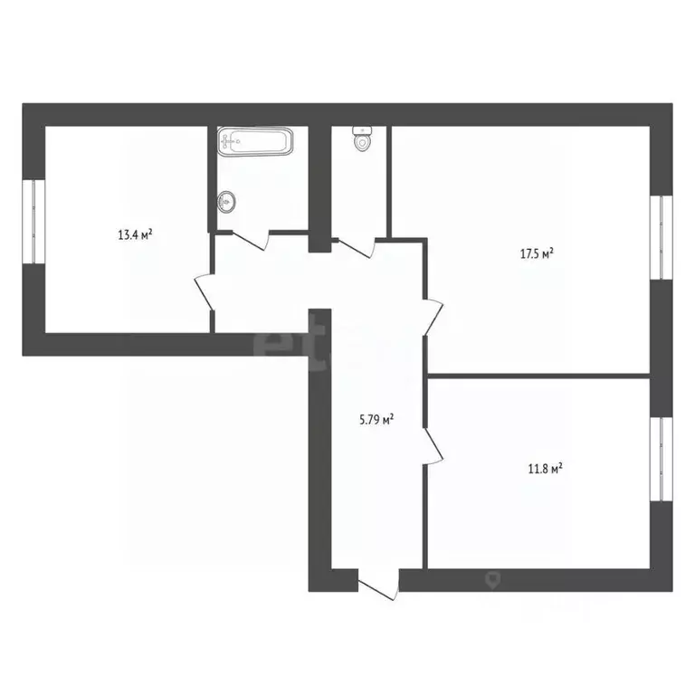 2-к кв. Воронежская область, Нововоронеж ул. 141-й Стрелковой Дивизии, ... - Фото 2
