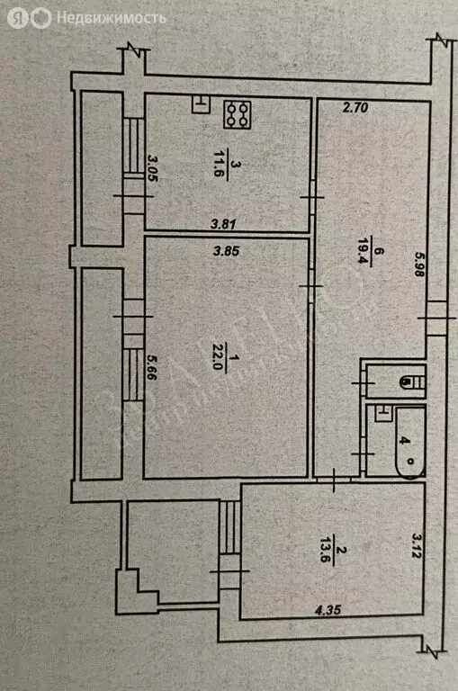 2-комнатная квартира: Воронеж, Ростовская улица, 53 (70.4 м) - Фото 0