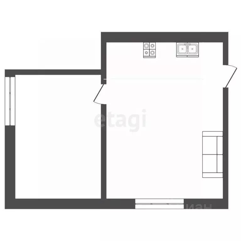 Комната Омская область, Омск ул. Свободы, 43 (36.9 м) - Фото 1