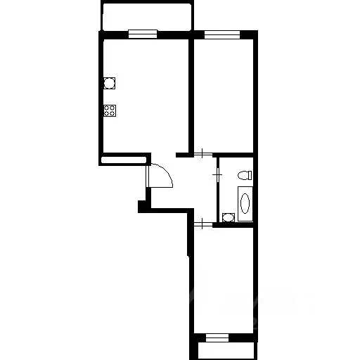 1-к кв. Санкт-Петербург пос. Парголово, ул. Тихоокеанская, 1к1 (32.7 ... - Фото 2