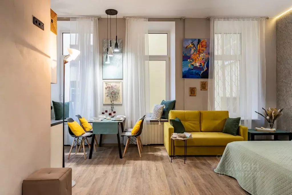 Студия Санкт-Петербург Бородинская ул., 2/86 (40.0 м) - Фото 1