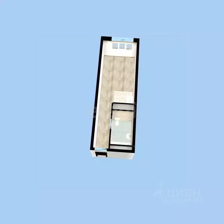 Студия Башкортостан, Уфа просп. Октября, 75 (20.1 м) - Фото 0