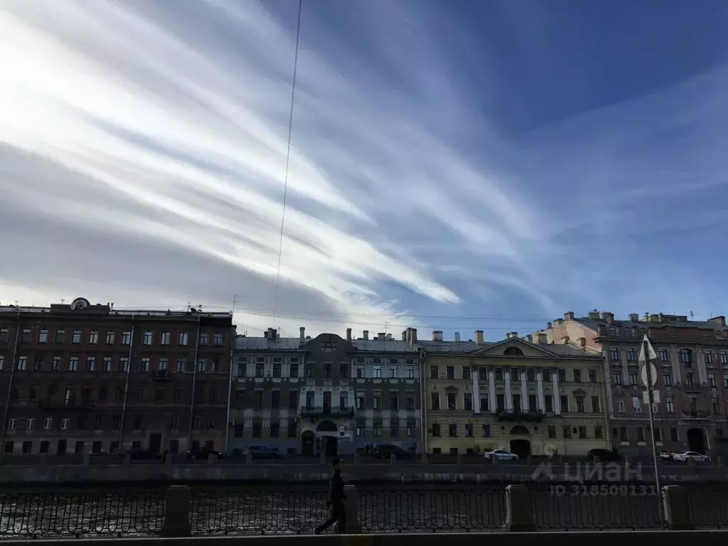 Комната Санкт-Петербург наб. Реки Фонтанки, 96 (24.0 м) - Фото 1