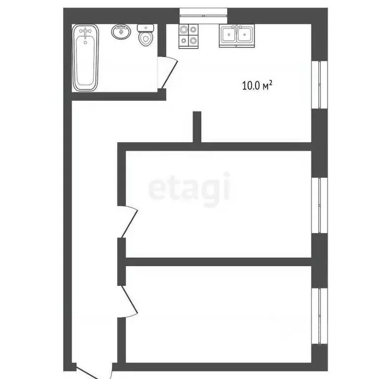 3-к кв. Ярославская область, Тутаевский муниципальный округ, ... - Фото 2