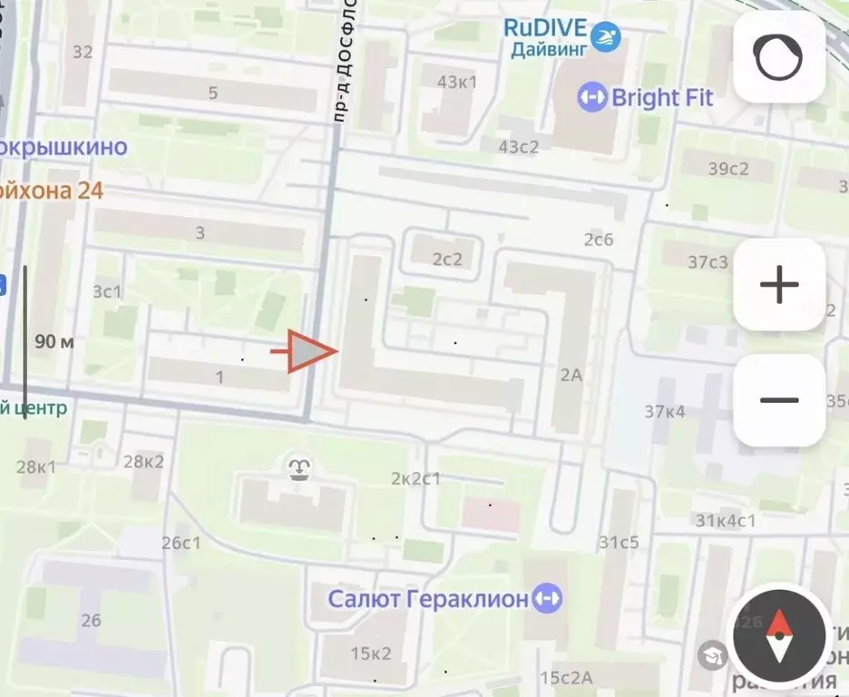 Помещение свободного назначения в Москва проезд Досфлота, 2А (50 м) - Фото 1