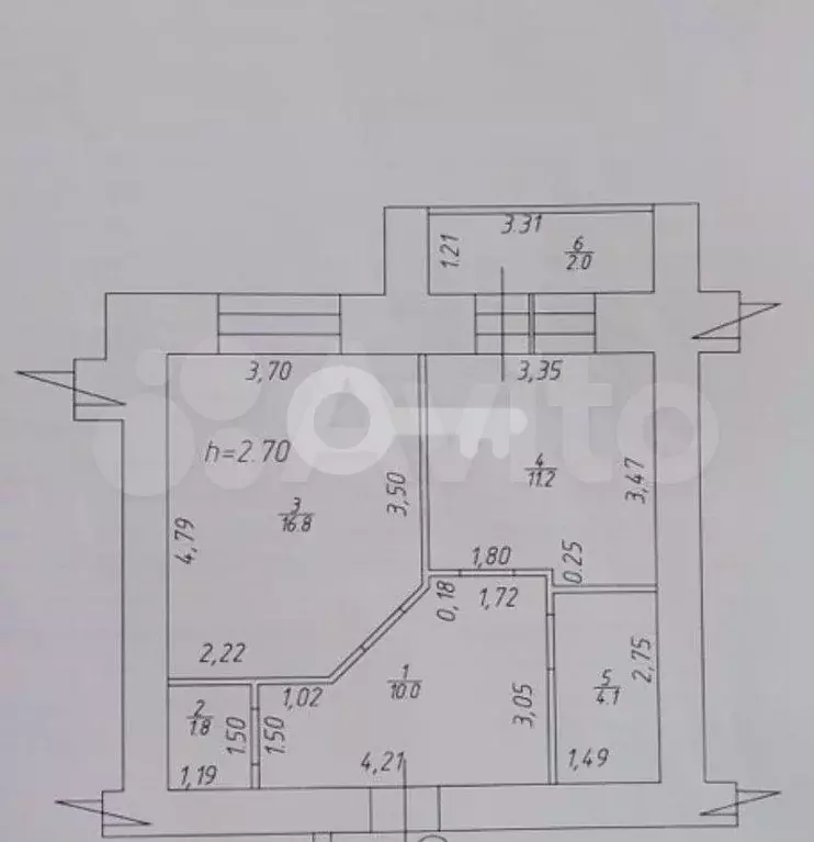 1-к. квартира, 45 м, 3/15 эт. - Фото 0