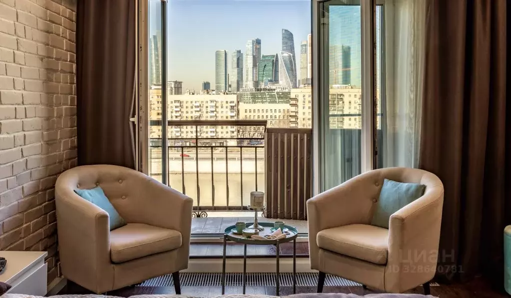 3-к кв. Москва Саввинская наб., 3 (87.0 м) - Фото 1