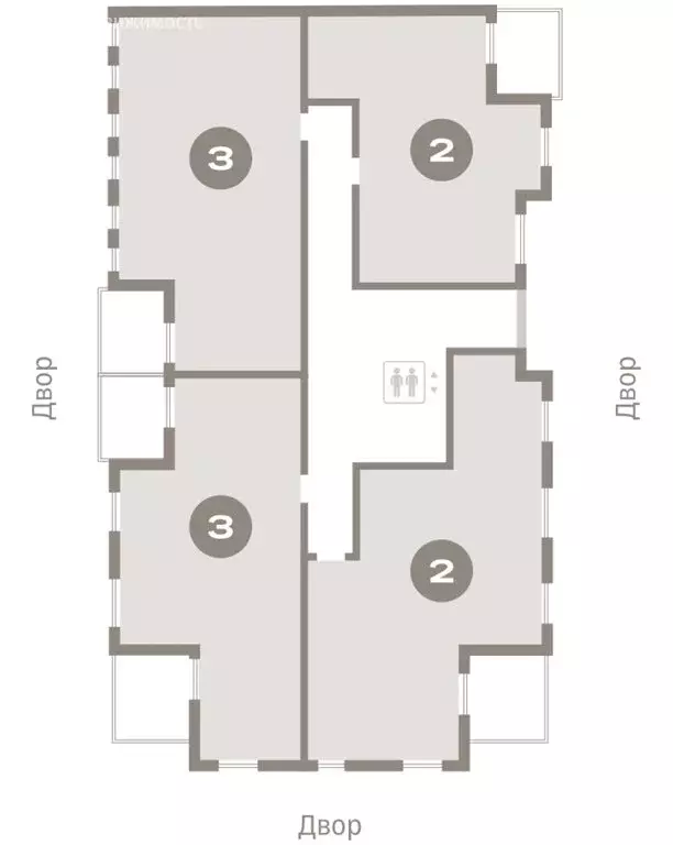 2-комнатная квартира: Новоселье, ЖК Брусника (67.28 м) - Фото 2